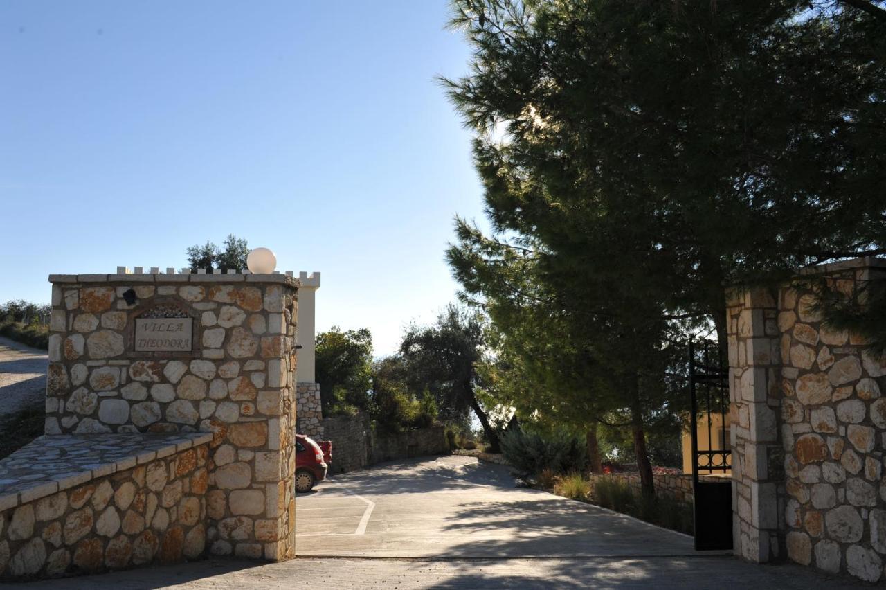 Villa Theodora View Apartments Zeys Agios Georgios Pagon Exteriör bild